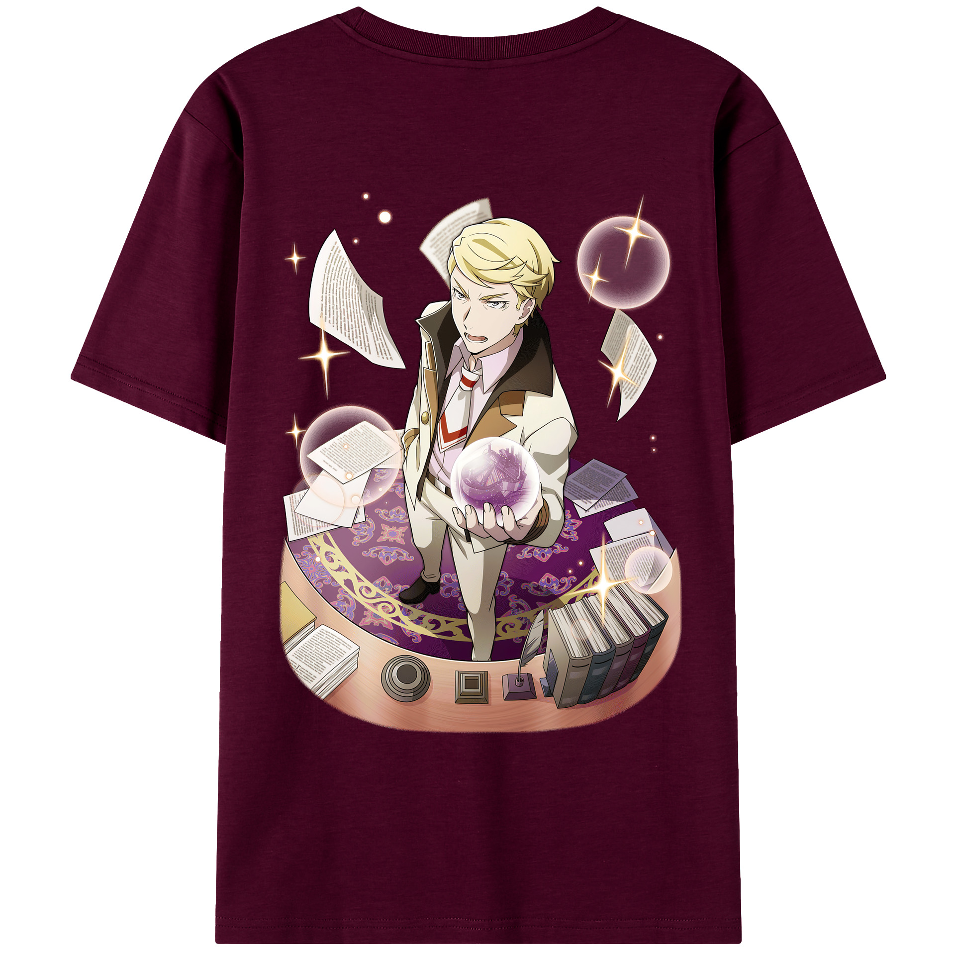 （画像用） 文豪ストレイドッグス Bungo Stray Dogs レディース半袖Tシャツ(バックプリント)